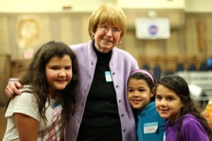 Dr. Crane with girls
