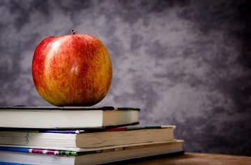 apple and books