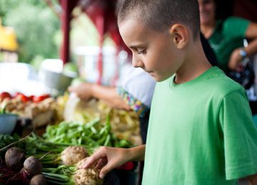 Shopping At Farmers Market