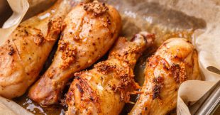 Pollo crujiente horneado