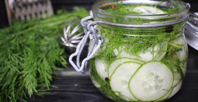 Dilled cucumber salad