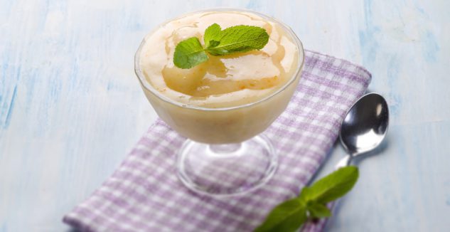 Orange mint granita