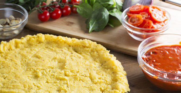 Polenta pizza