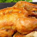 Roasted chicken herbed potatoes