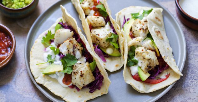Simple fish tacos