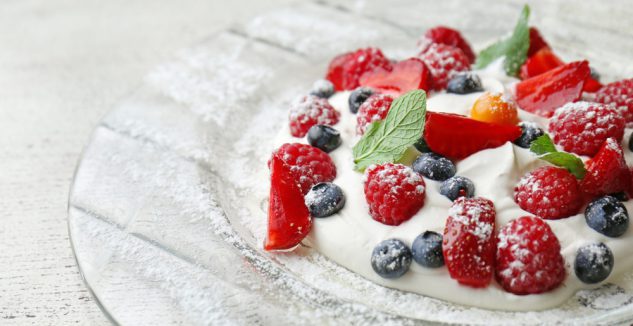 whipped cream berries