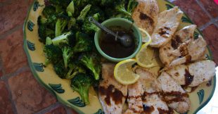 Pollo relámpago fácil de pimienta con limón