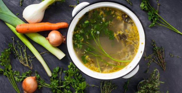 slow cook vegetable stock