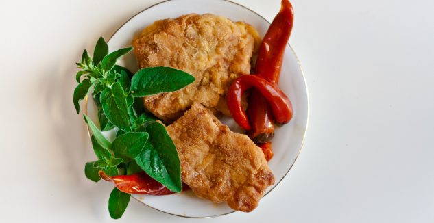 Pescado frito al horno