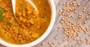 Corn and Turkey Meatball Lentil Soup
