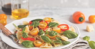 Montones de fideos