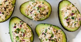 Tuna Stuffed Avocados