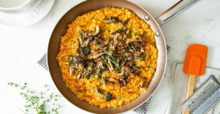Mushroom and Pumpkin Risotto
